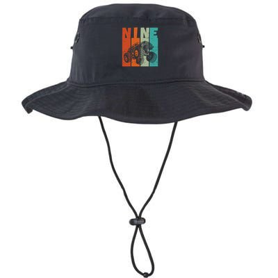 Birthday Monster Truck Retro 9 Year Old Bday Bucket Hat