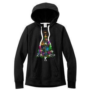 Broadway Musical Theatre Christmas Tree Women's Fleece Hoodie