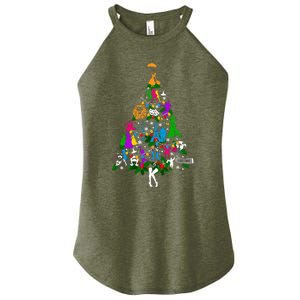 Broadway Musical Theatre Christmas Tree Women's Perfect Tri Rocker Tank