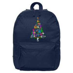 Broadway Musical Theatre Christmas Tree 16 in Basic Backpack