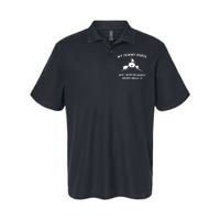 Bear My Tummy Hurts But IM Being Really Brave About It Softstyle Adult Sport Polo