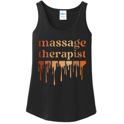 Black Massage Therapist African American Massage Therapy Ladies Essential Tank