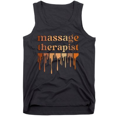 Black Massage Therapist African American Massage Therapy Tank Top