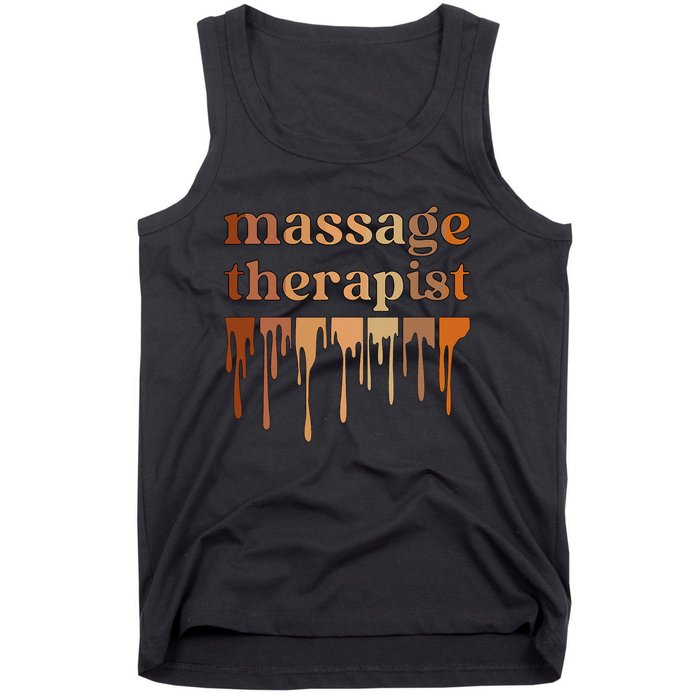 Black Massage Therapist African American Massage Therapy Tank Top