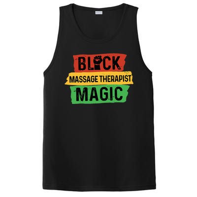 Black Massage Therapist Magic Afrocentric Massage Therapy PosiCharge Competitor Tank