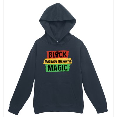 Black Massage Therapist Magic Afrocentric Massage Therapy Urban Pullover Hoodie