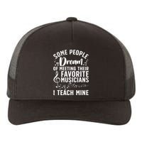 Best Music Teacher For Men Women Musician Band Piano Teacher Yupoong Adult 5-Panel Trucker Hat