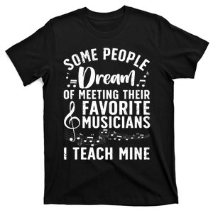 Best Music Teacher For Men Women Musician Band Piano Teacher T-Shirt