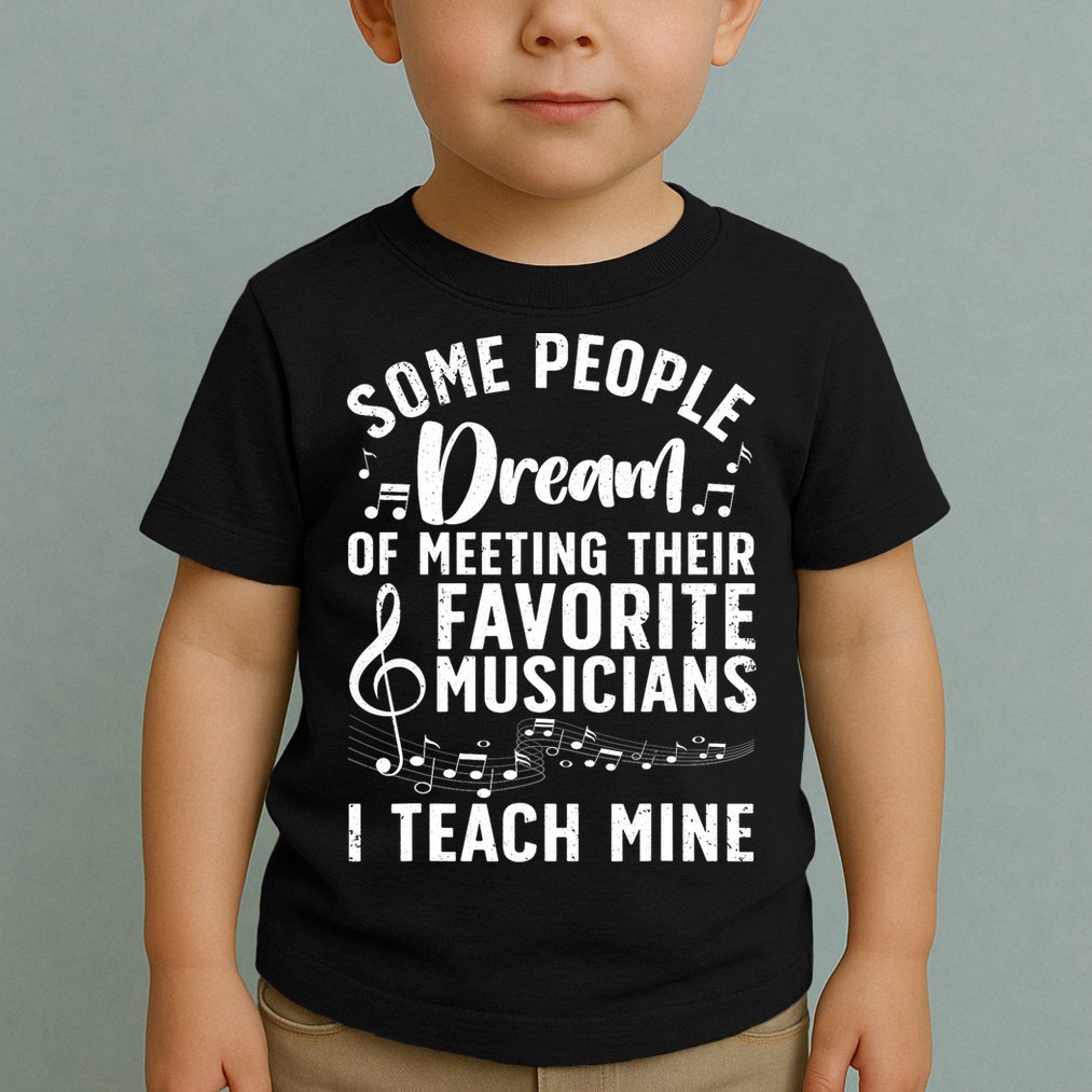 Best Music Teacher For Men Women Musician Band Piano Teacher Toddler T-Shirt