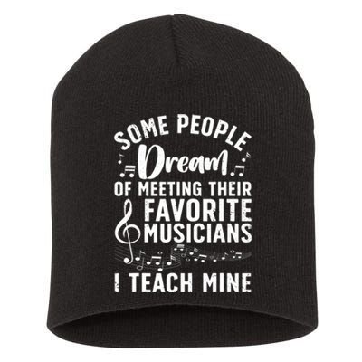 Best Music Teacher For Men Women Musician Band Piano Teacher Short Acrylic Beanie