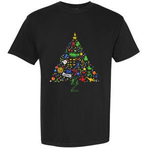 Broadway Musical Theatre Christmas Tree Garment-Dyed Heavyweight T-Shirt