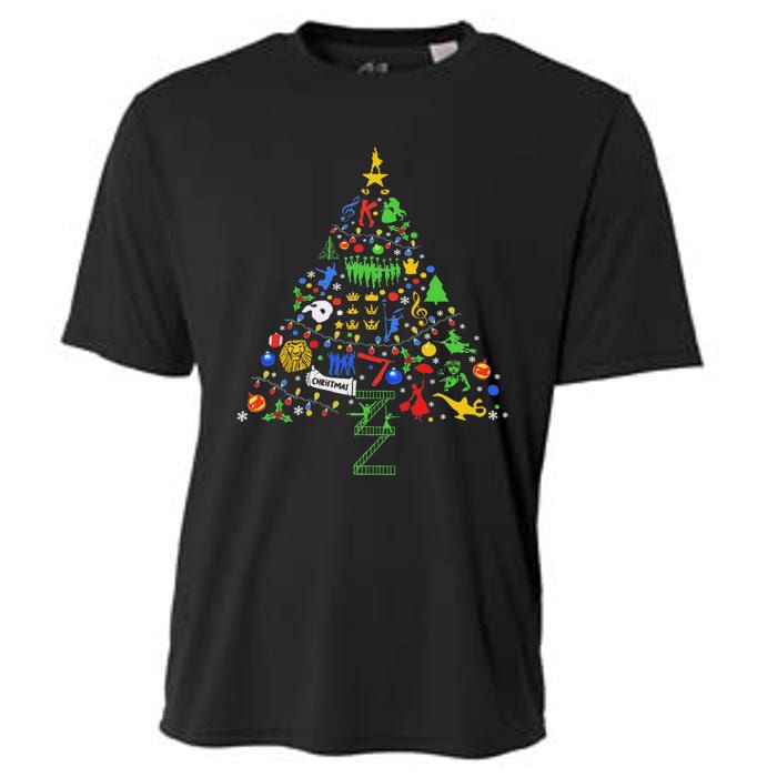 Broadway Musical Theatre Christmas Tree Cooling Performance Crew T-Shirt