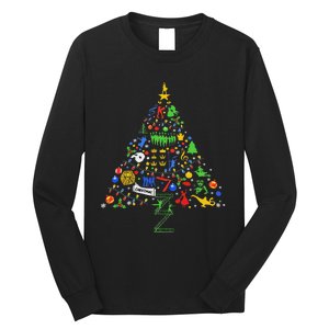 Broadway Musical Theatre Christmas Tree Long Sleeve Shirt