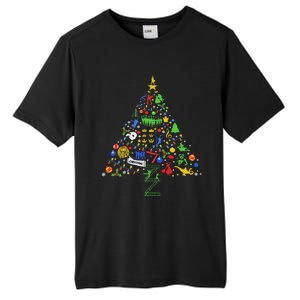 Broadway Musical Theatre Christmas Tree Tall Fusion ChromaSoft Performance T-Shirt