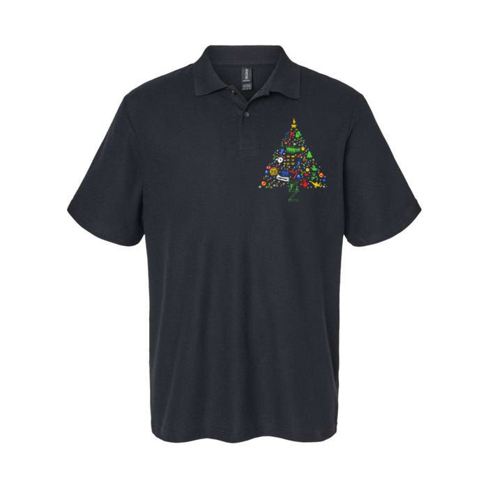 Broadway Musical Theatre Christmas Tree Softstyle Adult Sport Polo