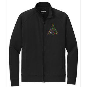 Broadway Musical Theatre Christmas Tree Stretch Full-Zip Cadet Jacket