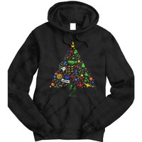 Broadway Musical Theatre Christmas Tree Tie Dye Hoodie