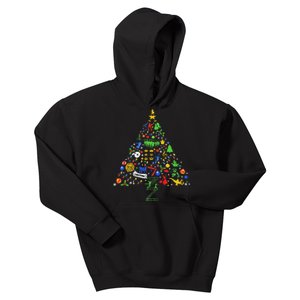 Broadway Musical Theatre Christmas Tree Kids Hoodie