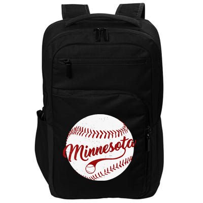 Baseball Minnesota Team Love Twin City National Pastime Men Impact Tech Backpack