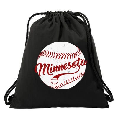 Baseball Minnesota Team Love Twin City National Pastime Men Drawstring Bag