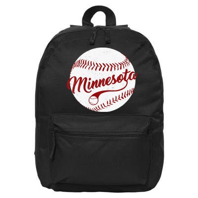 Baseball Minnesota Team Love Twin City National Pastime Men 16 in Basic Backpack