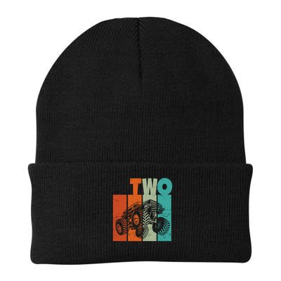 Birthday Monster Truck Retro 2 Year Old Bday Beanie