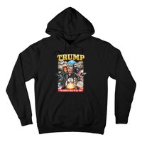 Biker Motorcycle Trump Mount Rushmore American Pride Hoodie