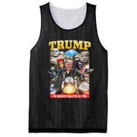 Biker Motorcycle Trump Mount Rushmore American Pride Mesh Reversible Basketball Jersey Tank