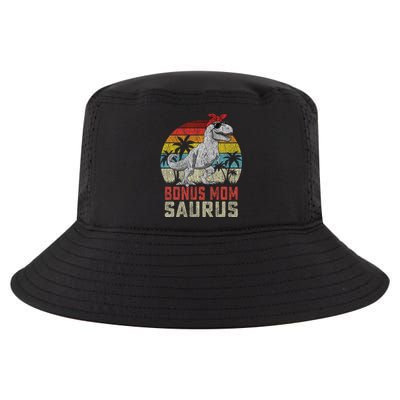 Bonus Momsaurus T Rex Dinosaur Bonus Mom Saurus Family Cool Comfort Performance Bucket Hat