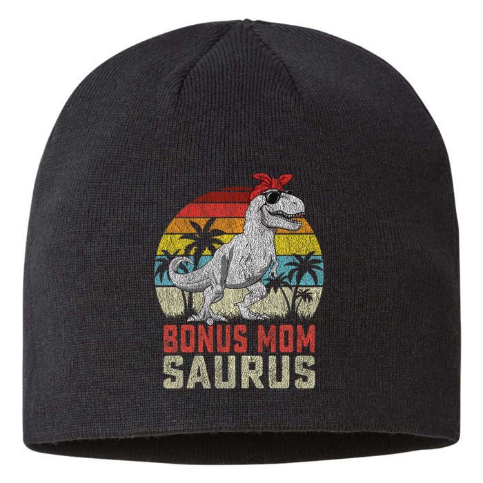 Bonus Momsaurus T Rex Dinosaur Bonus Mom Saurus Family Sustainable Beanie