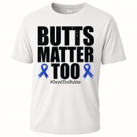 Butts Matter Too Save The Butts Colon Cancer Awareness Cooling Performance Crew T-Shirt