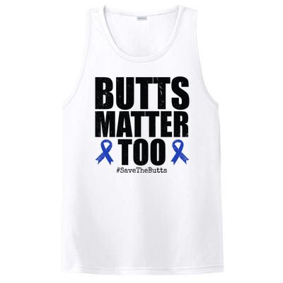 Butts Matter Too Save The Butts Colon Cancer Awareness PosiCharge Competitor Tank