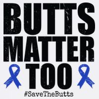 Butts Matter Too Save The Butts Colon Cancer Awareness Trucker Hat