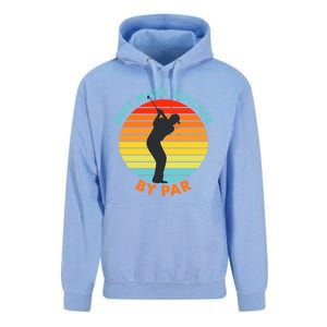 Best Math Teacher By Par Funny Golf Golfer Great Gift Unisex Surf Hoodie