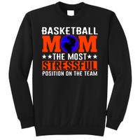 Basketball Mom The Most Stressful Position On The Team Sweatshirt