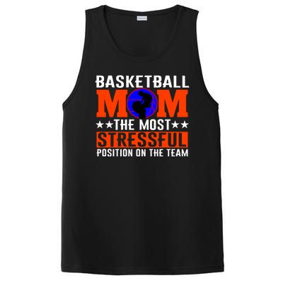 Basketball Mom The Most Stressful Position On The Team PosiCharge Competitor Tank