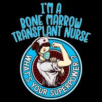 Bone Marrow Transplant Nurse Cute Gift For Women Nursing Apparel Gift V-Neck T-Shirt