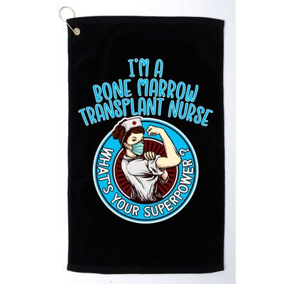 Bone Marrow Transplant Nurse Cute Gift For Women Nursing Apparel Gift Golf Towel