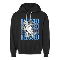 Blessed Matching To Shoe 1 UNC Toe Garment-Dyed Fleece Hoodie