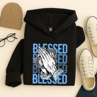 Blessed Matching To Shoe 1 UNC Toe Hoodie