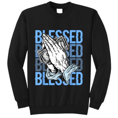 Blessed Matching To Shoe 1 UNC Toe Sweatshirt