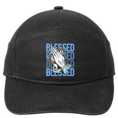Blessed Matching To Shoe 1 UNC Toe 7-Panel Snapback Hat