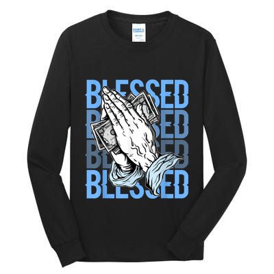 Blessed Matching To Shoe 1 UNC Toe Tall Long Sleeve T-Shirt