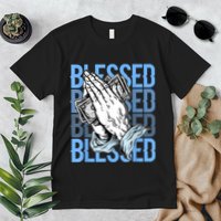 Blessed Matching To Shoe 1 UNC Toe Premium T-Shirt