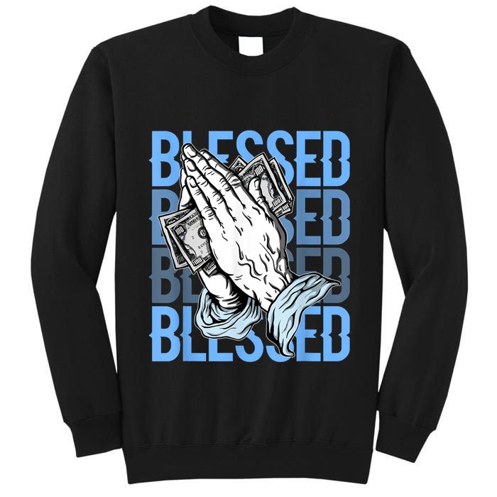 Blessed Matching To Shoe 1 UNC Toe Tall Sweatshirt