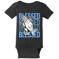 Blessed Matching To Shoe 1 UNC Toe Baby Bodysuit