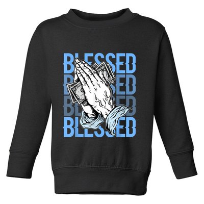 Blessed Matching To Shoe 1 UNC Toe Toddler Sweatshirt