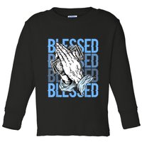 Blessed Matching To Shoe 1 UNC Toe Toddler Long Sleeve Shirt