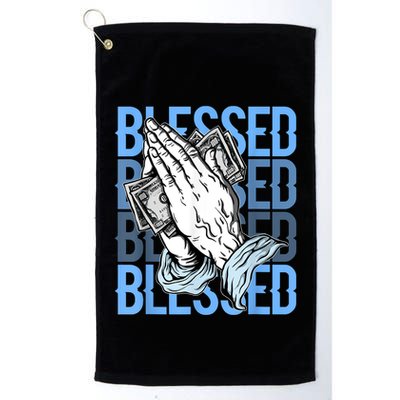 Blessed Matching To Shoe 1 UNC Toe Golf Towel