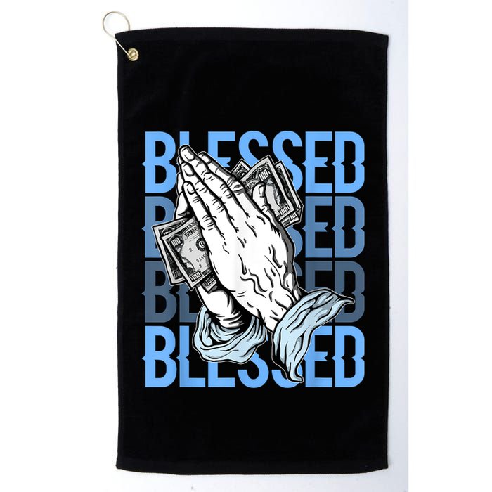 Blessed Matching To Shoe 1 UNC Toe Golf Towel